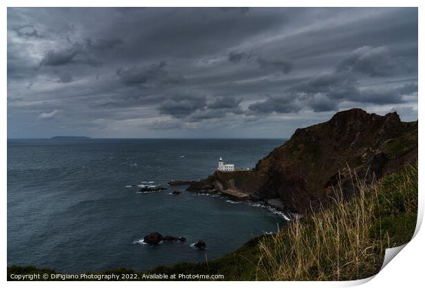 Hartland Point Print by DiFigiano Photography