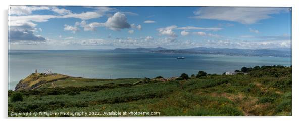 Dublin Bay Panorama Acrylic by DiFigiano Photography