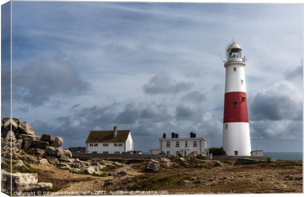 Portland Bill Lighthouse Canvas Print by DiFigiano Photography