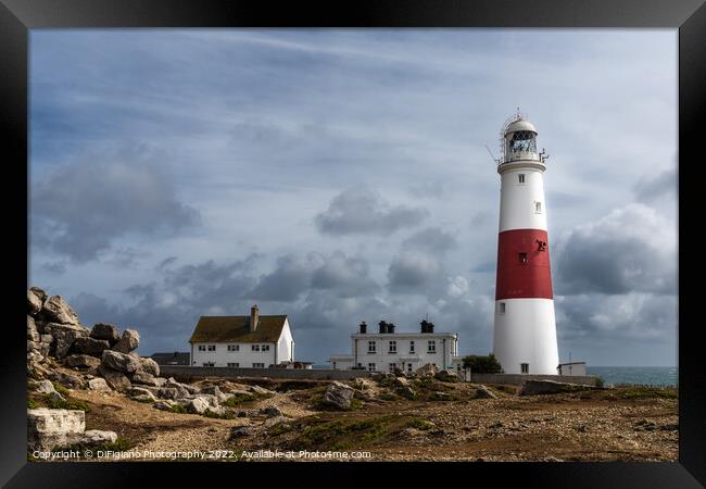 Portland Bill Lighthouse Framed Print by DiFigiano Photography
