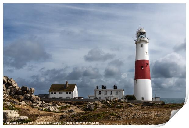 Portland Bill Lighthouse Print by DiFigiano Photography