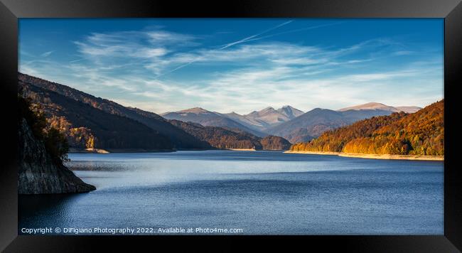 Lake Vidraru Framed Print by DiFigiano Photography