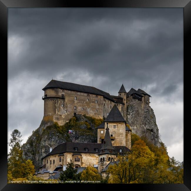 Orava Castle Framed Print by DiFigiano Photography
