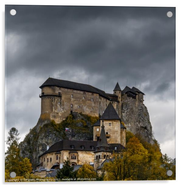 Orava Castle Acrylic by DiFigiano Photography