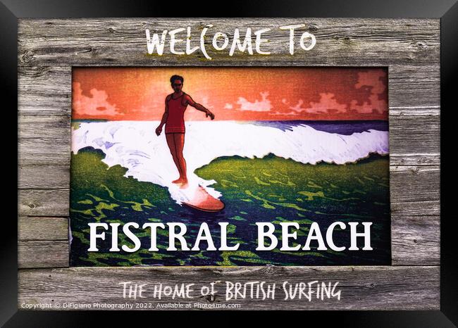 The Home of British Surfing Framed Print by DiFigiano Photography