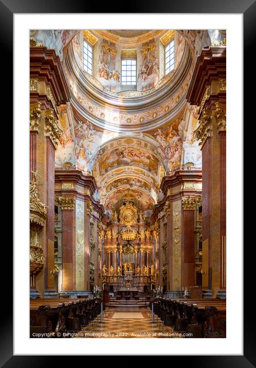Melk Abbey Church Framed Mounted Print by DiFigiano Photography