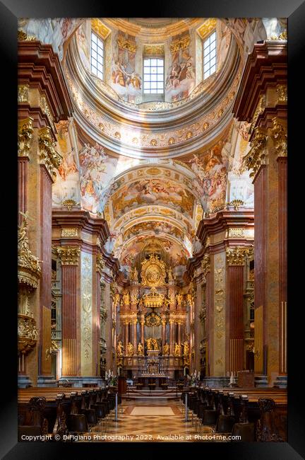 Melk Abbey Church Framed Print by DiFigiano Photography