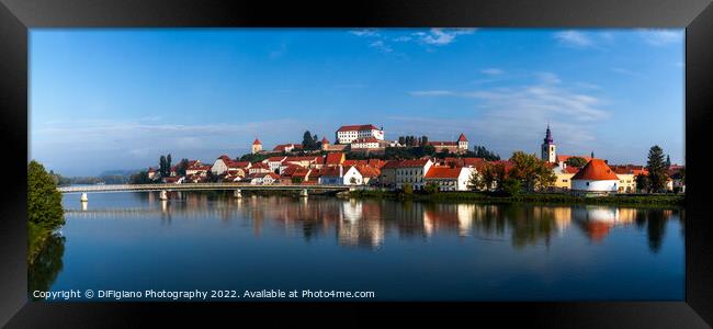 Ptuj Cityscape Framed Print by DiFigiano Photography