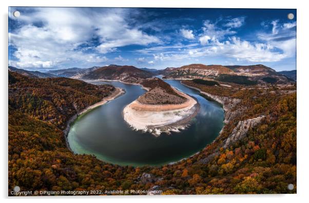 Arda River Horseshoe Bend Acrylic by DiFigiano Photography