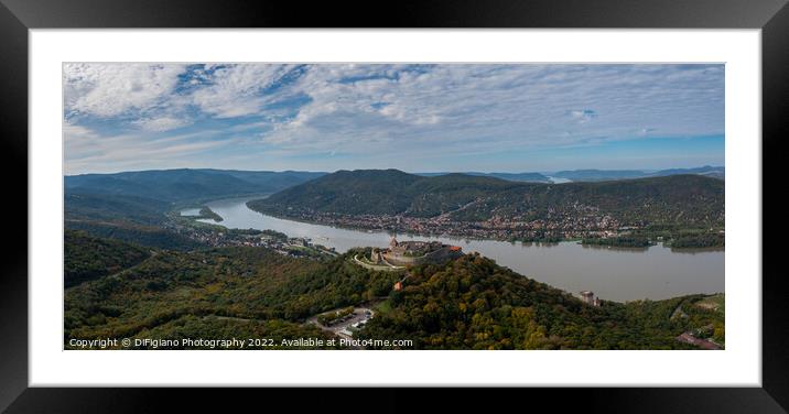 Visegrad and The Danube Bend Framed Mounted Print by DiFigiano Photography