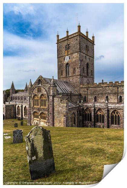 Saint Davids Cathedral 2 Print by DiFigiano Photography