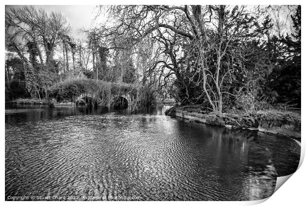 River Avon Warwickshire Print by Stuart Chard