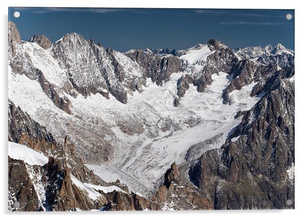 Glacier du Geant Acrylic by Sergey Golotvin