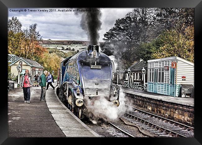 Steam at Grosmont Station Framed Print by Trevor Kersley RIP