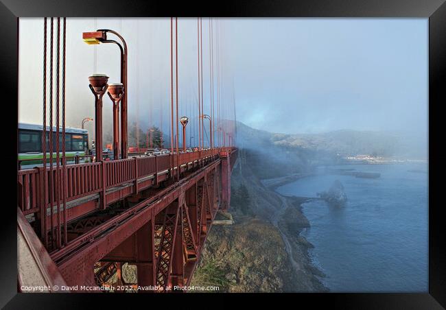 Golden Gate Bridge Framed Print by David Mccandlish