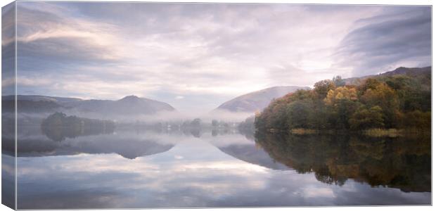 Grasmere Reflections Canvas Print by Simon Wrigglesworth