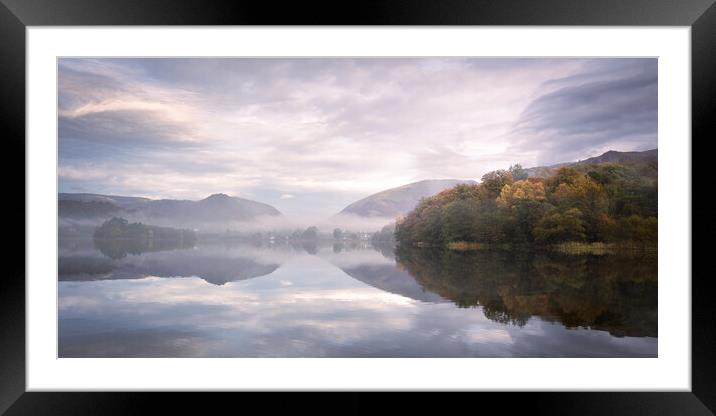 Grasmere Reflections Framed Mounted Print by Simon Wrigglesworth