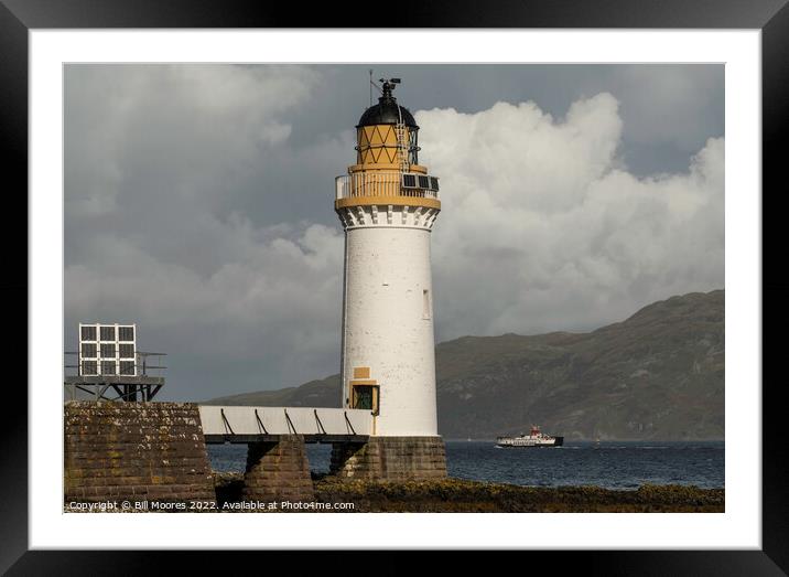 Rubha nan Gall (Tobermory Lighthouse Framed Mounted Print by Bill Moores