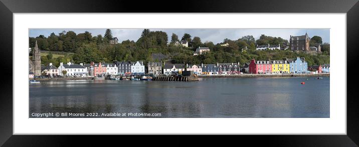 Tobermory harbour side Framed Mounted Print by Bill Moores