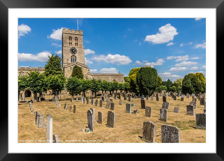 St Mary's Church Framed Mounted Print by Kevin Hellon