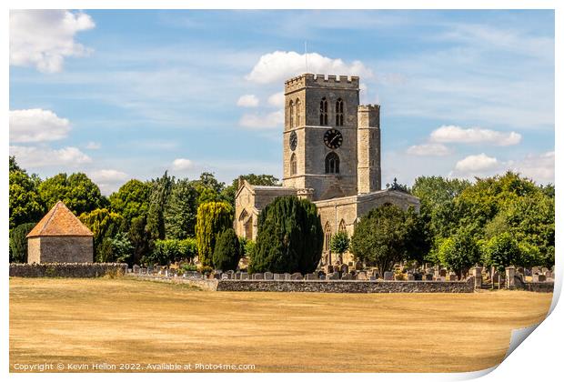 St Mary's Church Print by Kevin Hellon