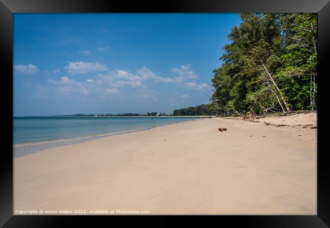 Nai Yang Beach, Phuket, Thailand Framed Print by Kevin Hellon