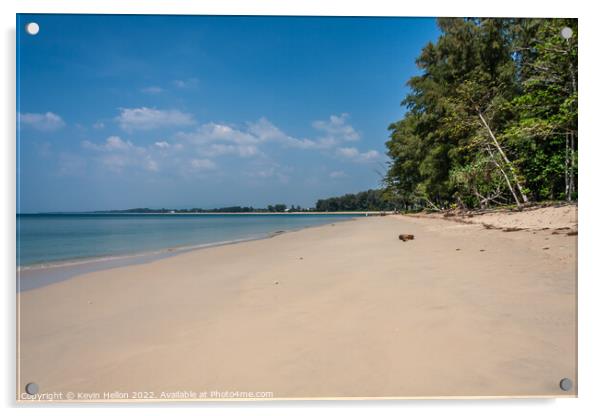 Nai Yang Beach, Phuket, Thailand Acrylic by Kevin Hellon