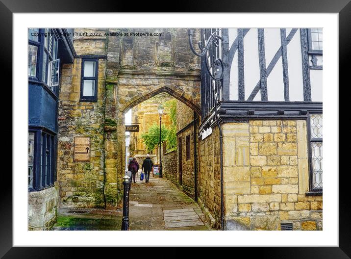 The Bow Arch Sherborne Framed Mounted Print by Peter F Hunt