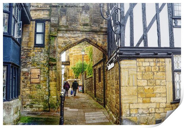 The Bow Arch Sherborne Print by Peter F Hunt