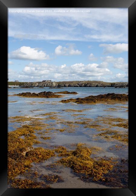 Rhoscolyn Beach, Anglesey  Framed Print by Derek Daniel