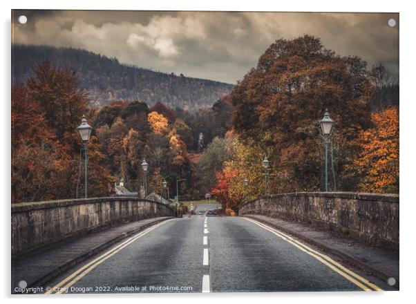 Autumn in Dunkeld Acrylic by Craig Doogan