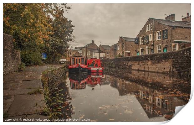 Autumn morning on the Skipton branch Print by Richard Perks