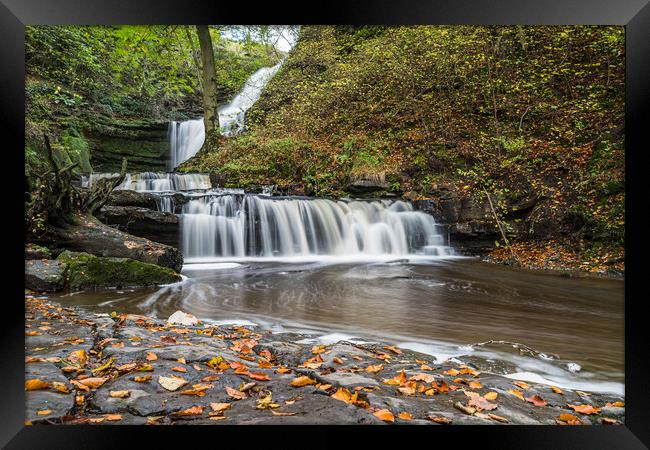 Scaleber Force at autumn Framed Print by Jason Wells