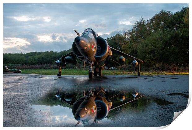 Hawker Harrier GR3 XV748 Print by J Biggadike