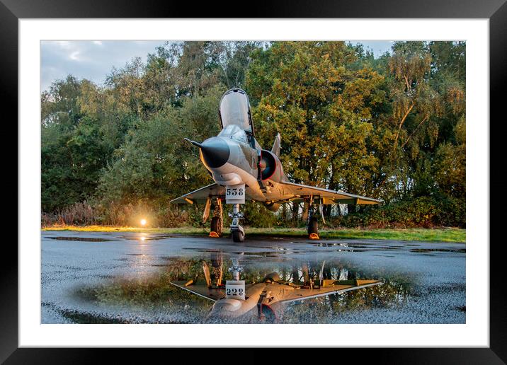 Dassault Mirage IIIE Framed Mounted Print by J Biggadike