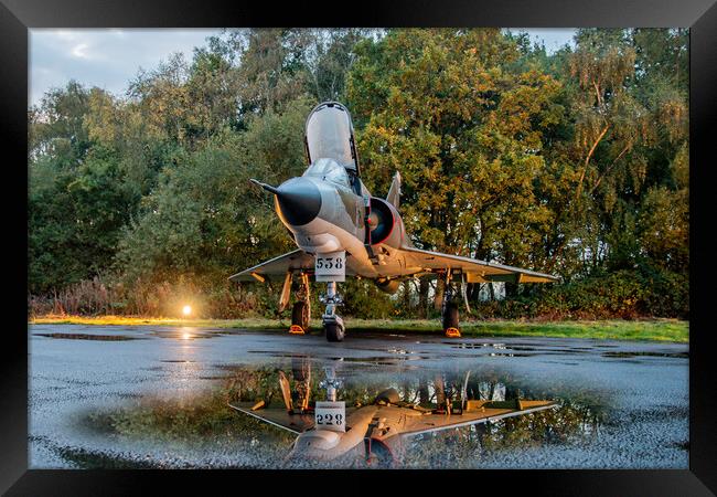 Dassault Mirage IIIE Framed Print by J Biggadike
