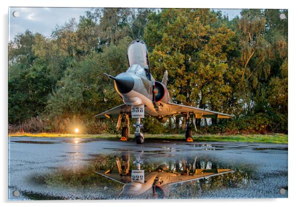 Dassault Mirage IIIE Acrylic by J Biggadike