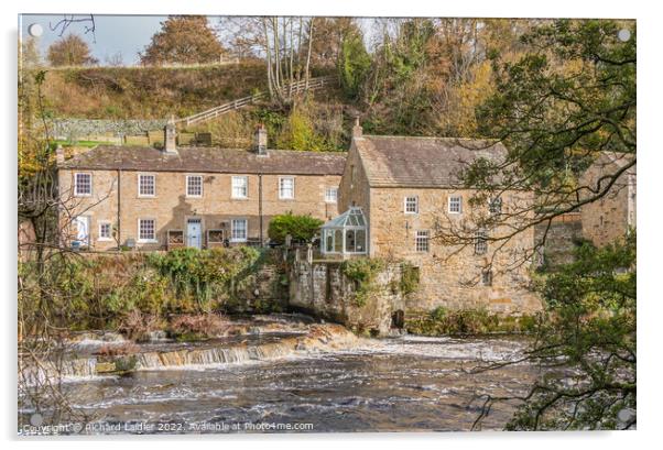 Demesnes Mill, Barnard Castle, Teesdale Acrylic by Richard Laidler