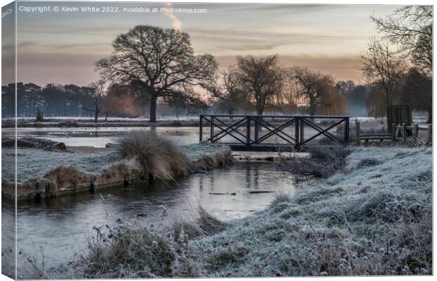 The beauty of early December frost Canvas Print by Kevin White