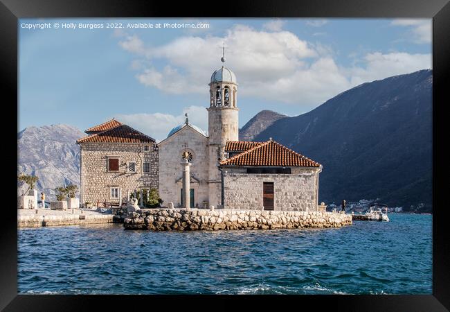 The Enchanting 'Our Lady of the Rocks' Framed Print by Holly Burgess