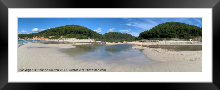 The Beauty of Binigaus Barranco Panorama Framed Mounted Print by Deanne Flouton