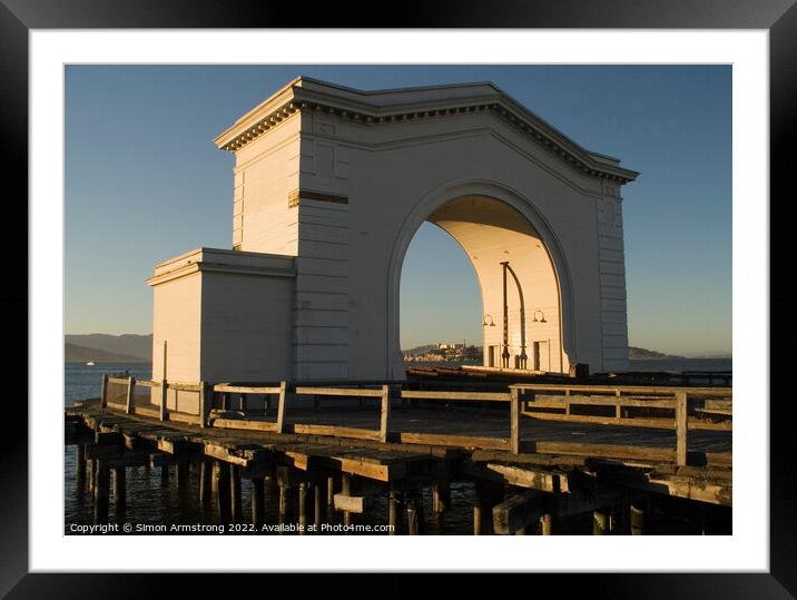 Fisherman's Wharf  Framed Mounted Print by Simon Armstrong