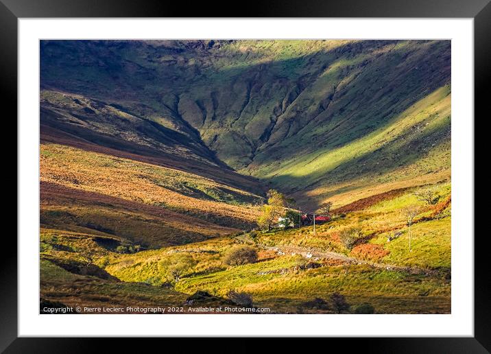 Colorful Connemara landscape in Ireland. Framed Mounted Print by Pierre Leclerc Photography