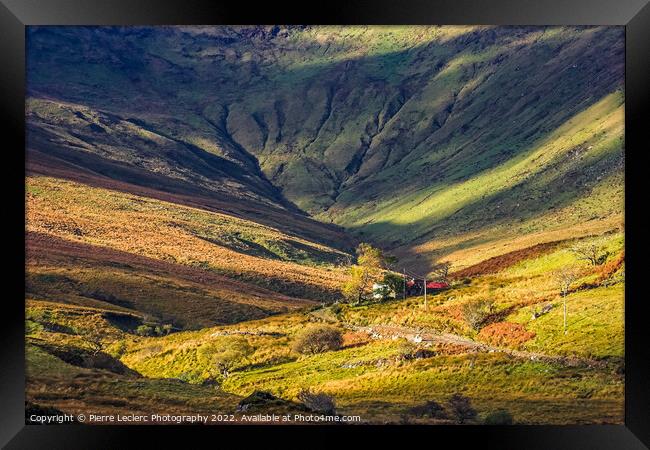 Colorful Connemara landscape in Ireland. Framed Print by Pierre Leclerc Photography