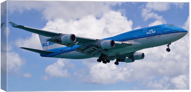 Boeing 747 of KLM Canvas Print by Allan Durward Photography