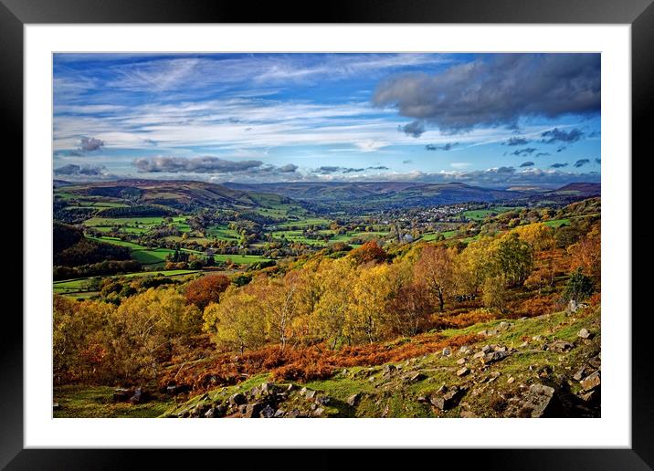 Surprise View in Autumn Framed Mounted Print by Darren Galpin