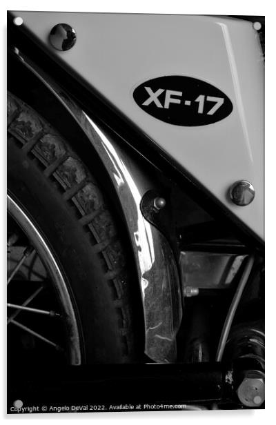 Famel XF-17 Rear Wheel Detail Acrylic by Angelo DeVal