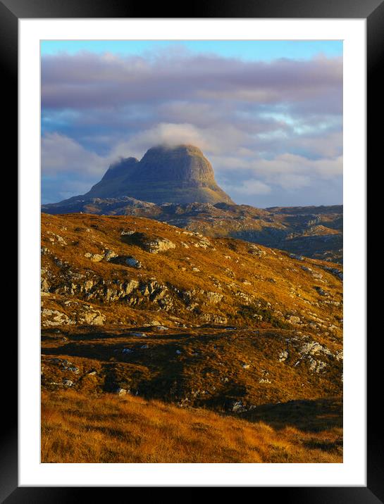 Suilven  Framed Mounted Print by Anthony McGeever