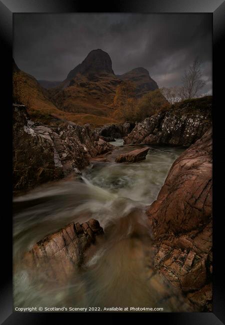 Glencoe Landscape, Highlands, Scotland. Framed Print by Scotland's Scenery