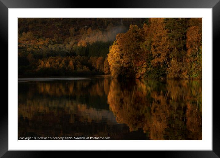 Loch Faskally, Perthshire, Scotland. Framed Mounted Print by Scotland's Scenery
